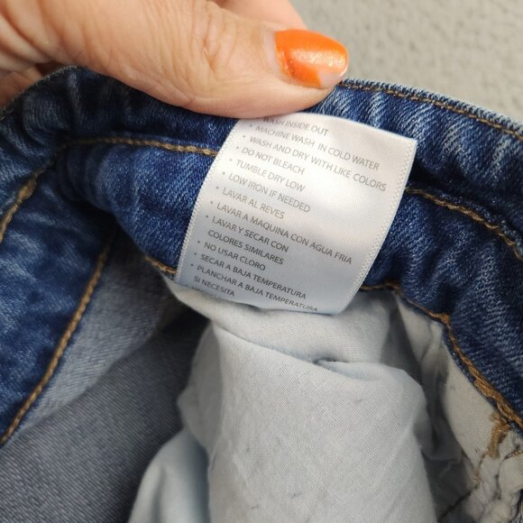 KanCan Womens Button Fly Size 29 Denim Cut Off High Rise Bermuda Jean Shorts - Picture 10 of 11